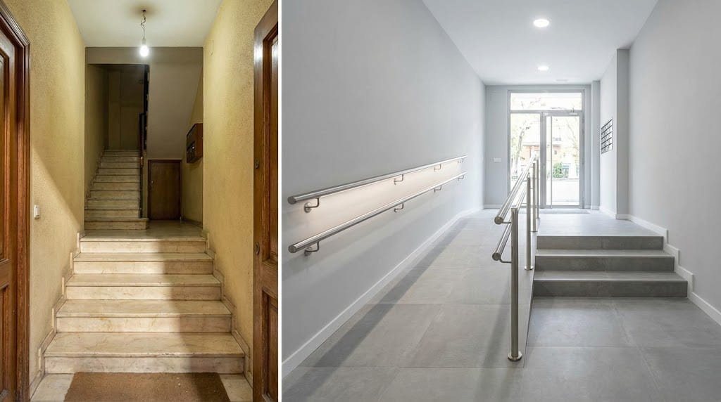 rampa minusválidos comunidad de propietarios obligación